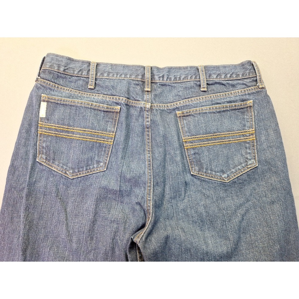 Cinch Men's Jeans 40x38 Relaxed Straight Dark Wash Denim Western Cowboy Rodeo - Picture 7 of 9